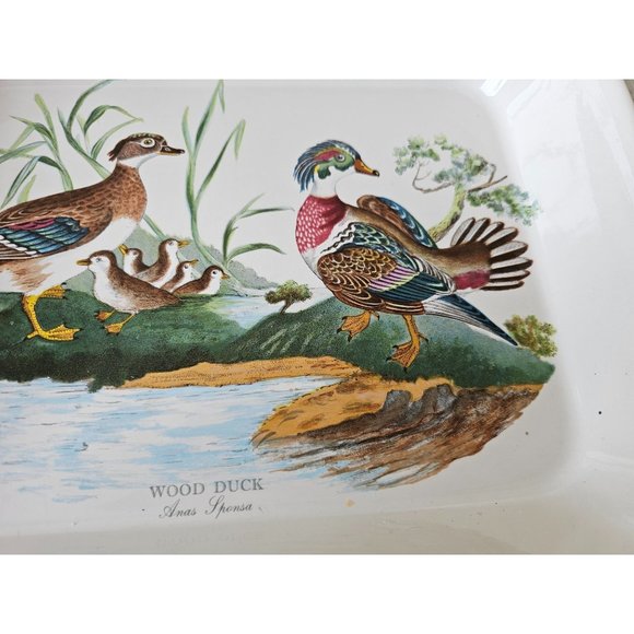 Portmeirion wood duck casserole baking dish bowl birds of Britain England tray v - Picture 2 of 5